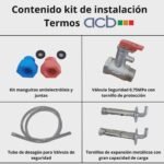 TERMO ELÉCTRICO ACB 100 L, CLASE ENERGÉTICA "B", CON TERMÓMETRO Y - Imagen 5